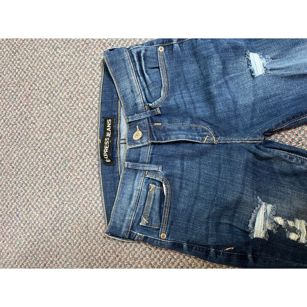 Express Mid Rise Legging Jean Size 2 - Picture 3 of 6